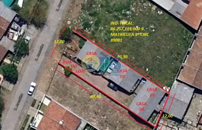 Terreno à venda na rua jerusalém, 148, alto boqueirão, curitiba, 480 m2 por r$ 430.000