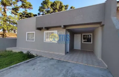 Casa com 2 quartos à venda na rua seriema, 464, gralha azul, fazenda rio grande, 180 m2 por r$ 325.000