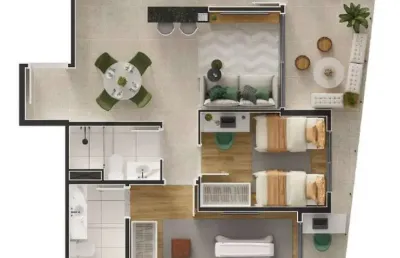 Apartamento com 2 quartos à venda na Alameda Mamoré, 481, Alphaville Industrial, Barueri