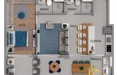 Apartamento com 2 quartos à venda na Rua Dempachi Nakayama, 356, Jardim Esperança, Barueri