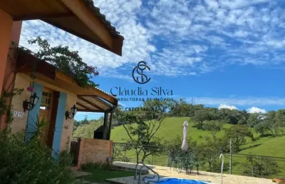 Aluguel de casa com piscina e área gourmet em santo antônio do pinhal