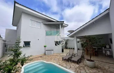 Casa com 3 dormitórios à venda, 211 m² por r$ 1.870.000 - jardim fazenda rincão - arujá/sp (convívio residencial santana)