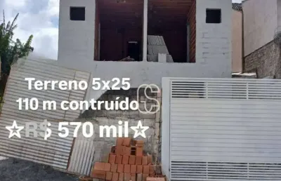 Sobrado com 3 dormitórios 1 suíte 2 vagas à venda por r$ 570.000 - jardim santa clara - guarulhos/sp