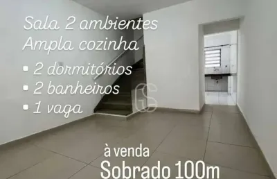 Sobrado com 2 dormitórios 1 vaga à venda, 100 m² por r$ 395.000 - vila zamataro - guarulhos/sp