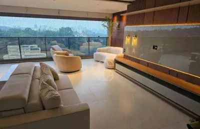 Apartamento com 3 dormitórios à venda, 186 m² por r$ 4.690.000,00 - jardim fonte do morumbi - são paulo/sp
