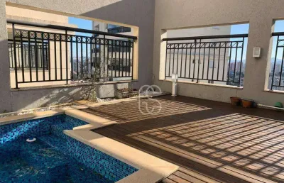 Apartamento dúplex com 4 dormitórios à venda, 280 m² por r$ 2.500.000 - chácara santana - são paulo/sp