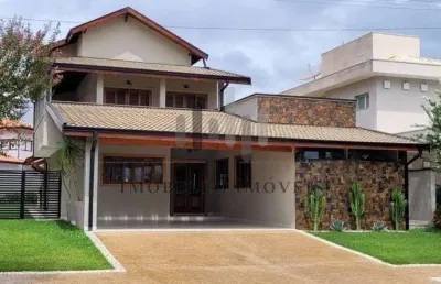 Casa à venda em paulínia, parque brasil 500, com 4 suítes, com 408 m², villa lobos - paulínia