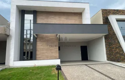 Casa à venda em paulínia, parque brasil 500, com 3 suítes, com 173 m², reserva real - paulínia