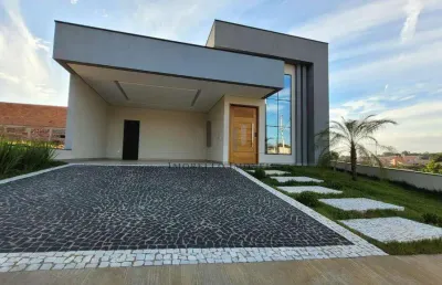 Casa à venda em indaiatuba, residencial milano, com 3 suítes, com 186 m²