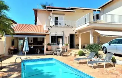 Casa à venda em campinas, parque alto taquaral, com 3 suítes, com 260 m²