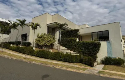 Casa para alugar em campinas, loteamento parque das sapucaias, com 4 suítes, com 370 m²