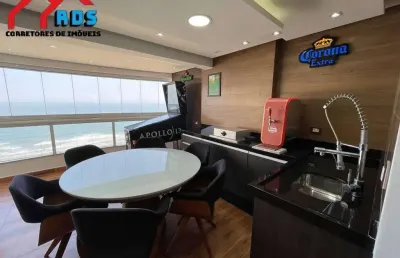 Apartamento maravilhoso com vista mar à venda na aviação em praia grande
