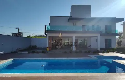 Sobrado com 4 dormitórios à venda, 462 m² por r$ 2.200.000,00 - condomínio village da serra - tremembé/sp