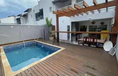 Sobrado com 3 dormitórios à venda, 190 m² por r$ 720.000,00 - condomínio villagio das flores - taubaté/sp