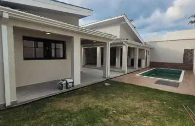 Casa térrea com piscina e area gourmet na vila giglio em atibaia sp.