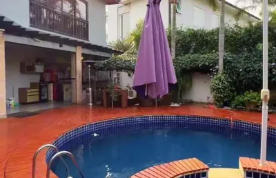 Casa de alto padrão para locação ou venda em condomínio exclusivo em atibaia-sp: 5 quartos, 5 suítes, 3 salas, 7 banheiros, 500m².