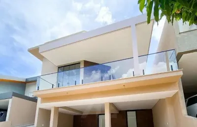 Casa nova térrea no condomínio altos da floresta em atibaia sp.