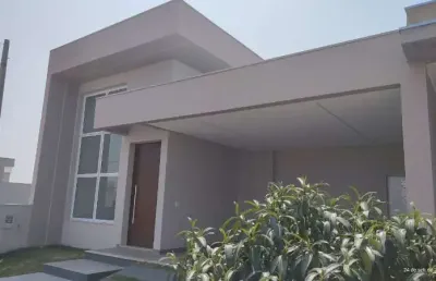 Casa nova térrea em condomínio fechado direto com o proprietário e analisa imóvel até 300 mil como parte de pagamento.