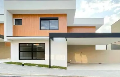 Sobrado novo em condomínio bem localizado próximo a al lucas nogueira garcez em atibaia sp.  são 3 suítes