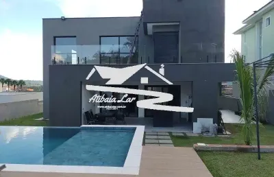 Imperdível! casa no condomínio porto atibaia, 4 suítes, piscina, aceita entrada e parcela direto com o proprietário