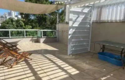 Cobertura à venda no bairro casa branca, em santo andré: 3 quartos, 1 suíte, 2 salas, 3 banheiros, 2 vagas, 160m²!