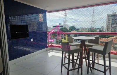 Apartamento à venda, quilombo, cuiabá-mt,  edifício burle marx, 150 m² úteis, 1 suíte + 2/4, sacada
