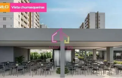 Apartamento à venda, ribeirão do lipa, cuiabá, mt, condominio neo antártica, 2/4, 1 vaga, 49,36 m²