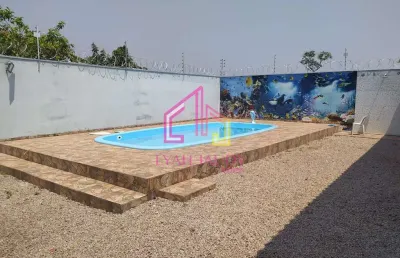 Casa á venda,  santo antônio do leverger- cuiabá-mt, 300 m², 1 suítes+ 2/4, 3 vagas, espaço gourmet