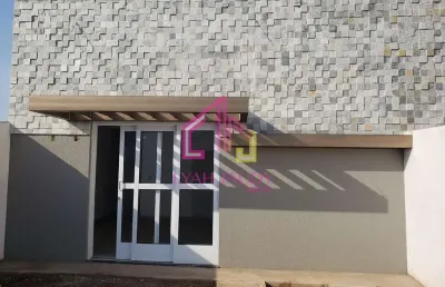 Casa à venda, costa verde, várzea grande, mt, casa nova com 1 suíte+2/4 , 77 m2  úteis,  porcelanat