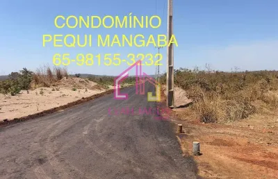 Terreno à venda, chapada dos guimarães, mt, cond. pequi mangaba,  2.000 m2,  fundo com rio vassoura