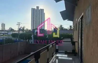 Casa para locação, jardim das américas, cuiabá, mt, 600m², 4 suítes todas com sacada , piscina, edi