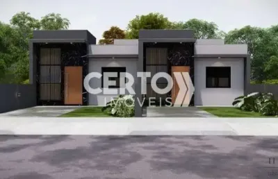 Casa com 2 quartos à venda na siriema, 32, horizonte, sapiranga por r$ 309.000
