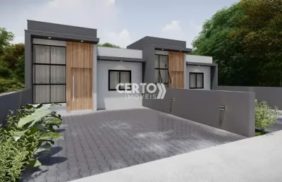 Casa com 2 quartos à venda na vinte e quatro de novembro, 64, oeste, sapiranga por r$ 299.000