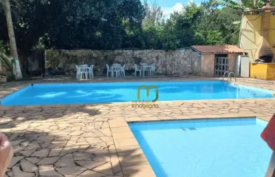 Sítio com 3 dormitórios, 6090 m² - venda por r$ 520.000,00 ou aluguel por r$ 6.216,67/mês - santa cândida - itaguaí/rj