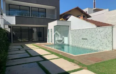 Casa em condomínio fechado com 4 quartos à venda na rua ivaldo de azambuja, barra da tijuca, rio de janeiro, 310 m2 por r$ 4.700.000