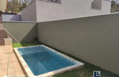 Casa nova para venda no condomínio terras de san gabriel, em bonfim paulista, 03 dormitórios, piscina, área gourmet em 252m² de área total