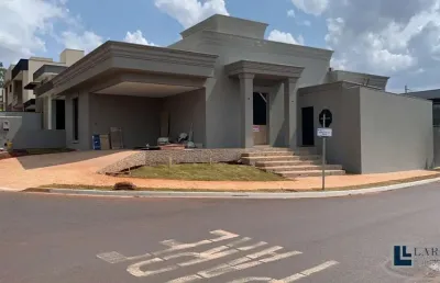 Casa nova alto padrão para venda no condominio valencia em bonfim paulista, ilha turia, 3 suites, gourmet e piscina em 347 m2 total