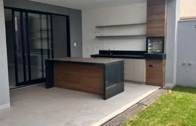 Sobrado novo alto padrão para venda no recreio das acacias, cond. villa romana 2 com 3 suites, varanda gourmet, spa, hidro em 247 m2 de área construíd
