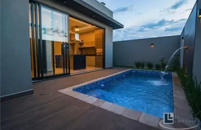 Linda casa nova para venda na zona sul, condominio vivendas da mata, 3 suites, varanda gourmet em 273 m2 de area total, completa em armarios