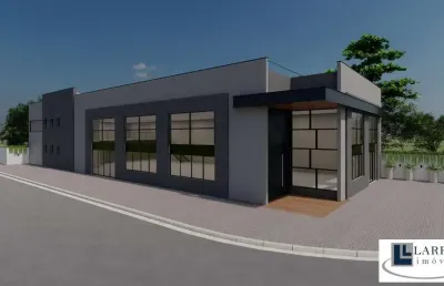 Excelente salão comercial em construção para venda no jardim firenze em santa barbara doeste-sp, área construída 1.572 m2, terreno de esquina com 799