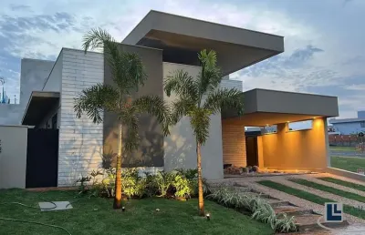 Linda casa nova para venda na vila do golfe, cond. quinta dos ventos, 4 suites 1 master, gourmet e piscina em 376 m2 de área total. lazer completo.