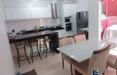 Sobrado para venda no jardim marchesi, 3 dormitorios sendo 1 suite, armários, ar condicionado em 250 m2 construidos