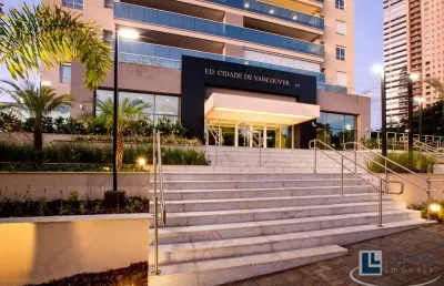 Maravilhoso apartamento alto padrão para locação no charmoso ilhas do sul, ed. cidade de vancouver, 3 suites, terraço gourmet privativo com spa em 270