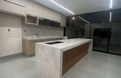 Linda casa nova alto padrão no charmoso condominio quinta da mata 2 com 3 suites, varanda e piscina em 250 m2 de área total