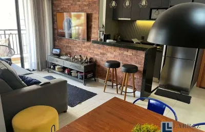 Lindo apartamento alto padrão para venda ou locação na ribeirania, ed.jardins de provence, reformado, 2 dormitorios 1 suite, varanda gourmet, 61m², po
