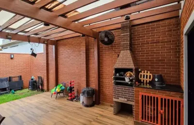 Linda casa alto padrão para venda na zona sul, cond vivendas da mata, jatoba, 2 dormitorios sendo 1 suite, varanda gourmet em 150 m2 construidos,