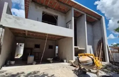Oportunidade. sobrado em construção para venda na zona sul, cond vivendas da mata, ilha paineiras, 3 suites, gourmet e piscina em 250 m2 construidos,