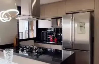 Lindo apartamento para venda, alto padrão, no charmoso quinta da primavera, cond. solo, 2 dormitorios com suite, completo em armarios, 61 m2 privativo