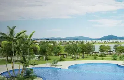 Lote para venda em condomínio fechado na represa de furnas em formiga-mg, cond. quintas do pontal, lote com 1.503 m2, de ilha, lazer completo no condo