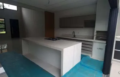 Linda casa nova para venda no cond terras de san gabriel, em bonfim paulista, 3 suites, gourmet e piscina em 250 m2 de área total, lazer no condominio